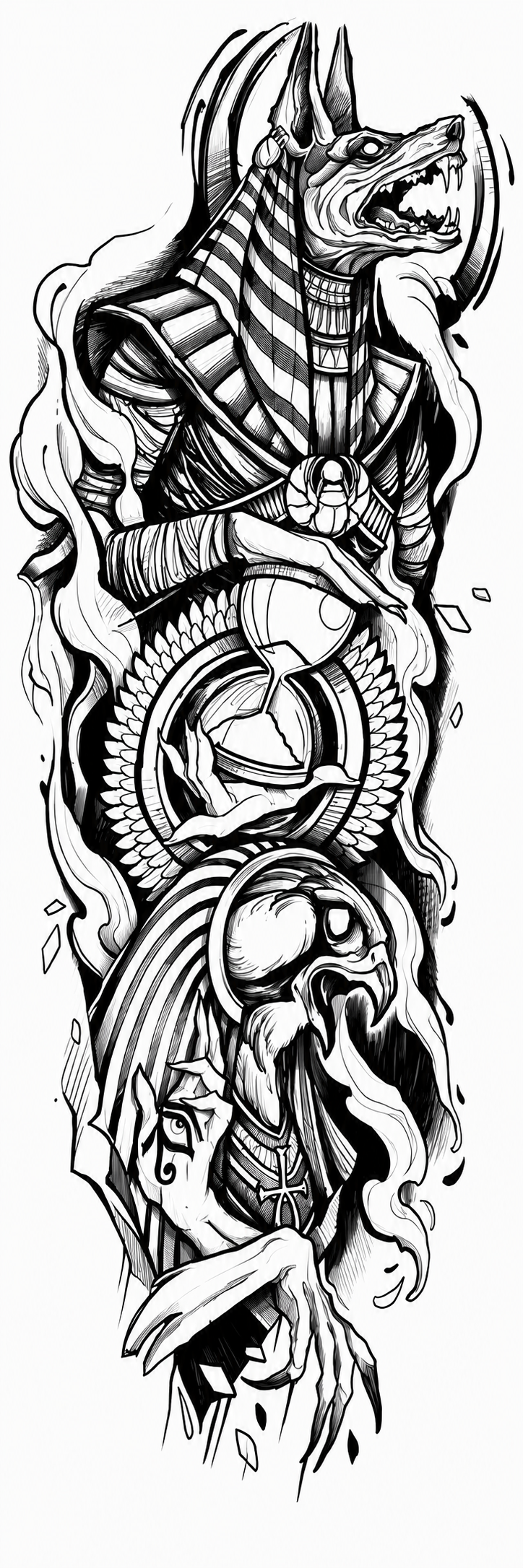 Aegypt Temporary Tattoo