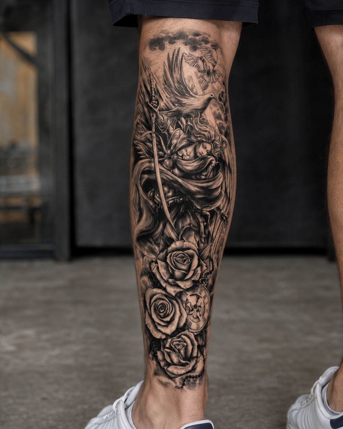 Angels Temporal Tattoo