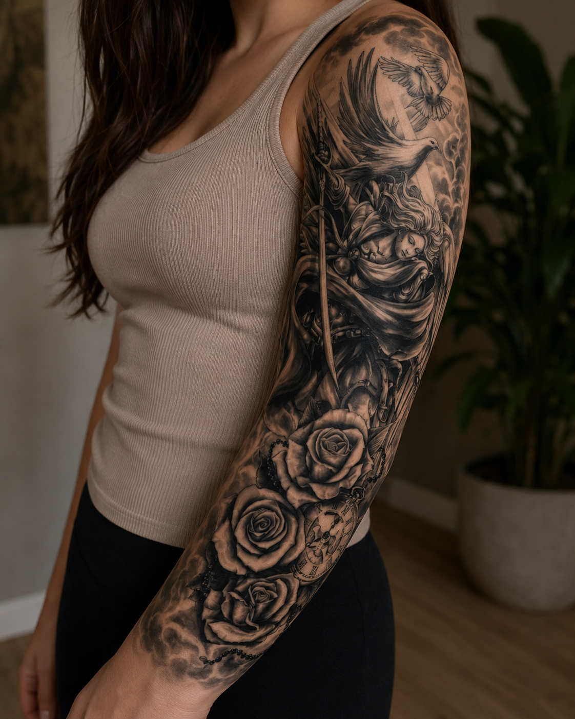 Angels Temporal Tattoo