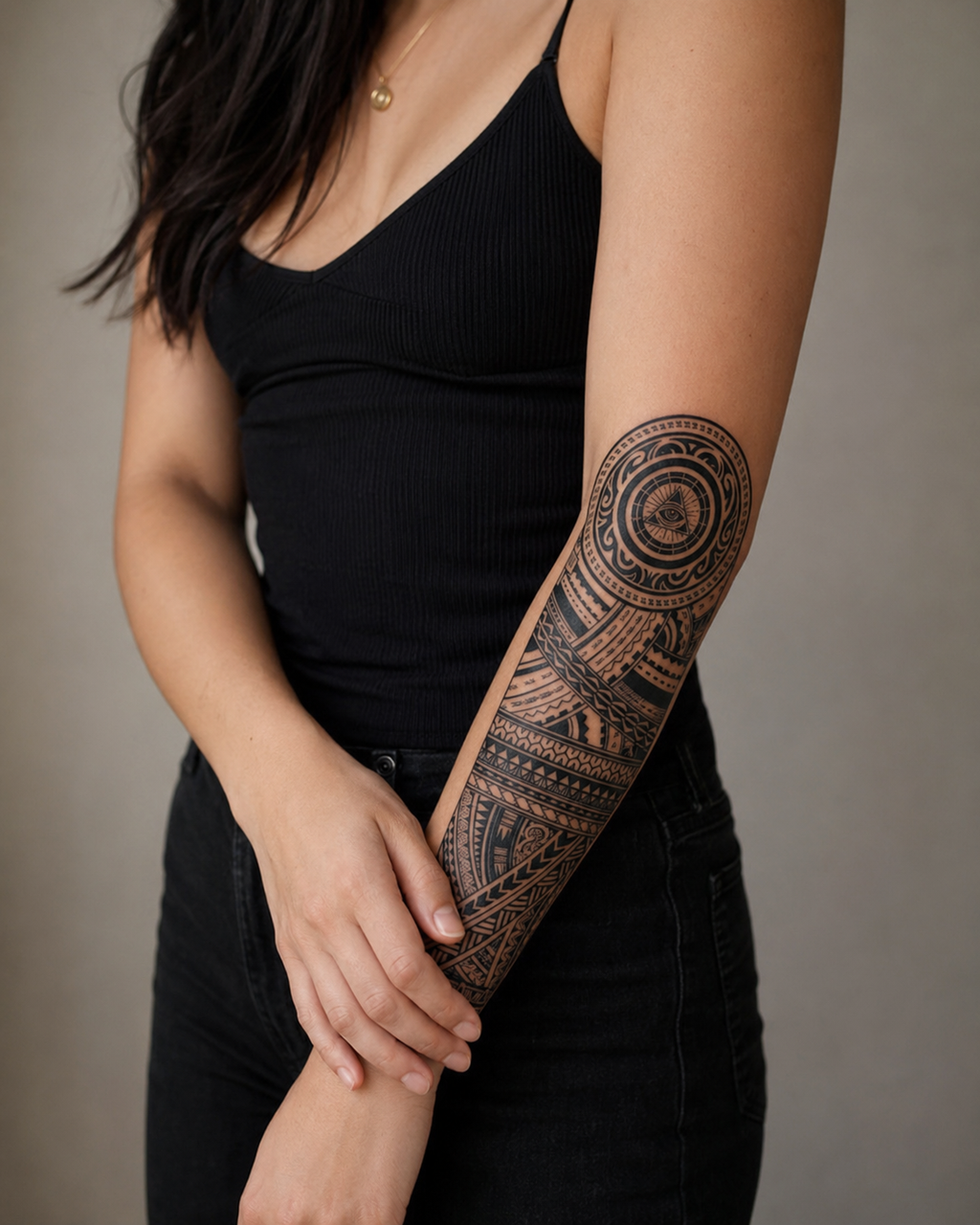 All seeing eye Temporal Tattoo