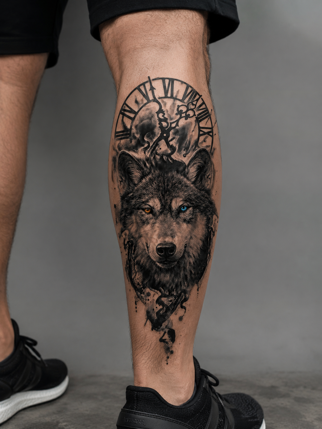 Lone Wolf Temporary Tattoo