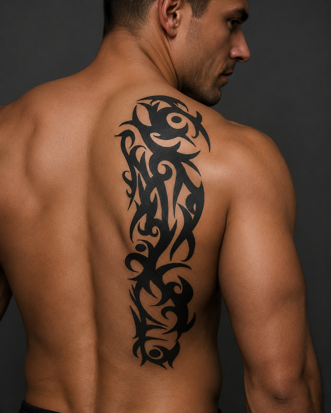 Tribal Version 2 Temporal Tattoo